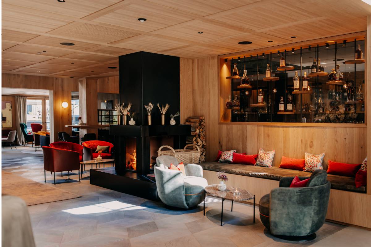 Lobby im Naturhotel Forsthofgut