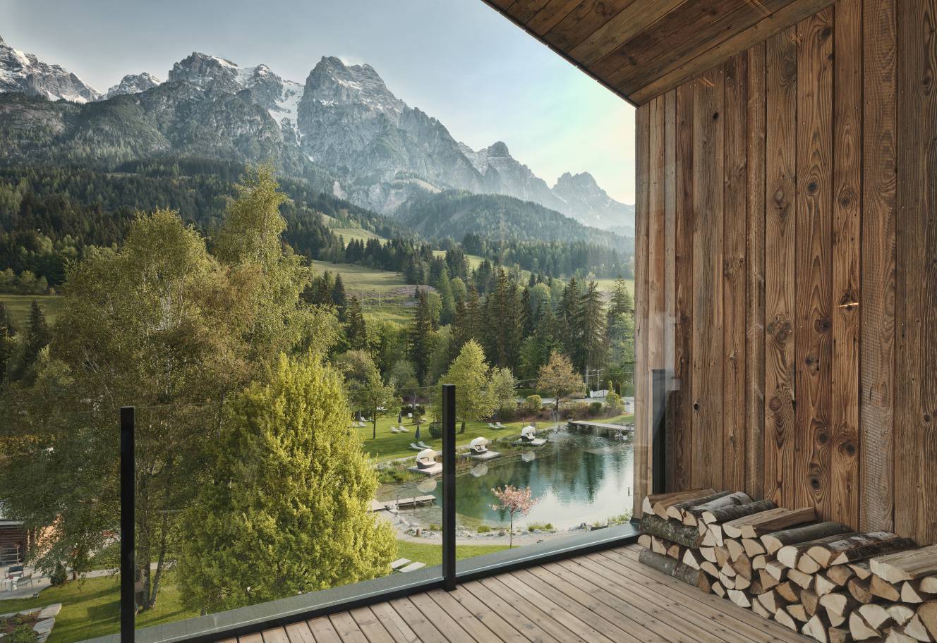 Feuer im waldSPA des Naturhotel Forsthofgut