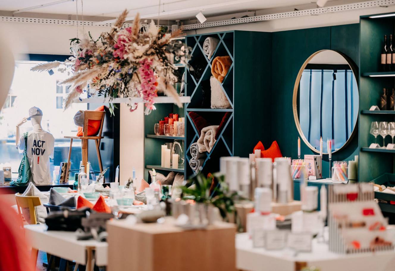 Blick in den lieblingsDINGE Shop
