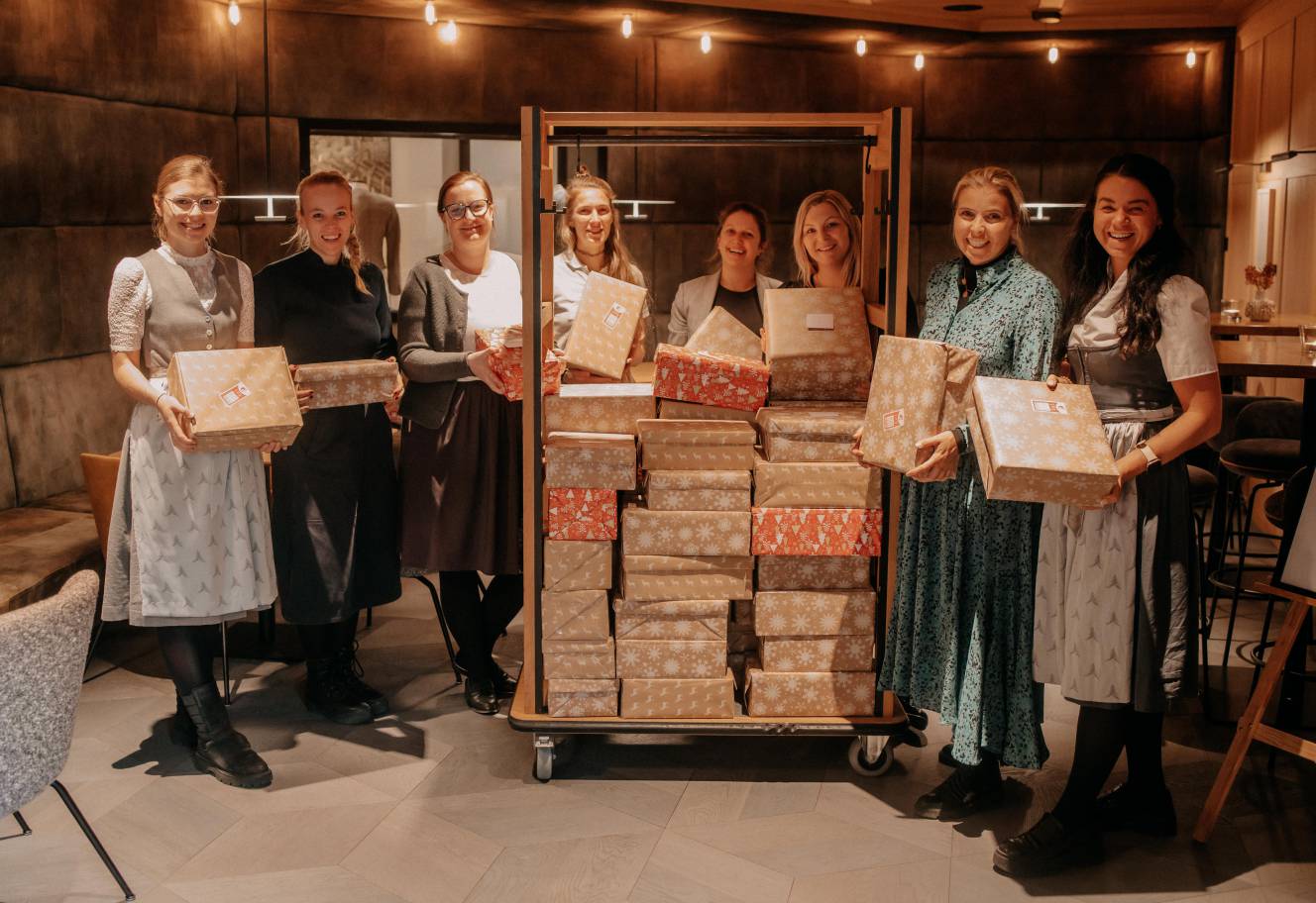 Weihnachten im Schuhkarton - Naturhotel Forsthofgut