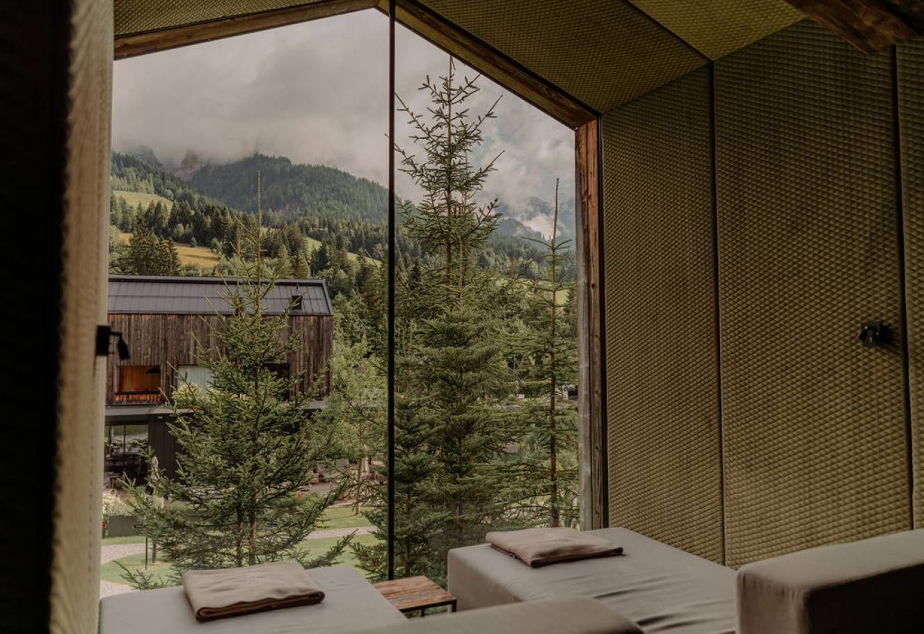 Feuer im waldSPA des Naturhotel Forsthofgut