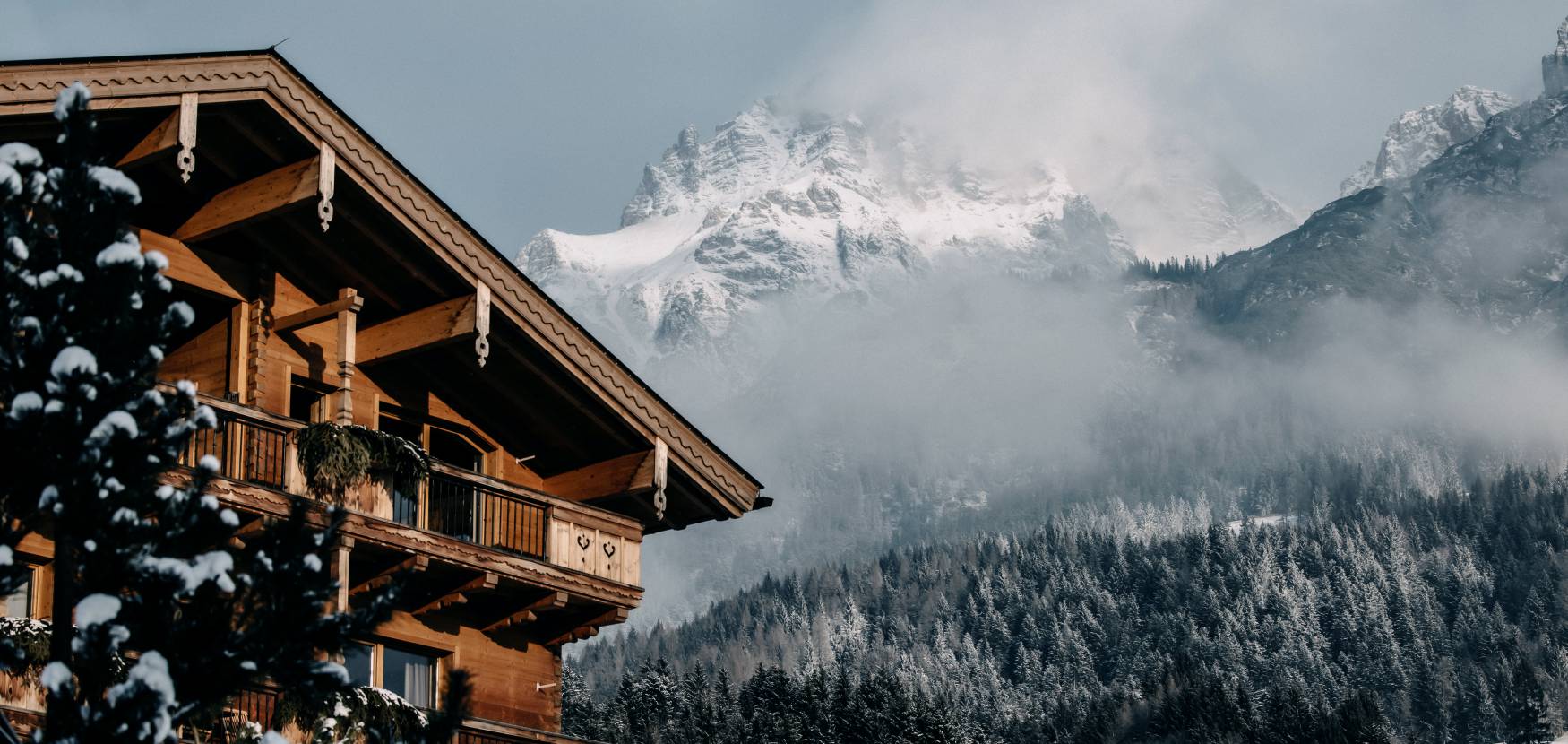 Blick auf die Leoganger Steinberge