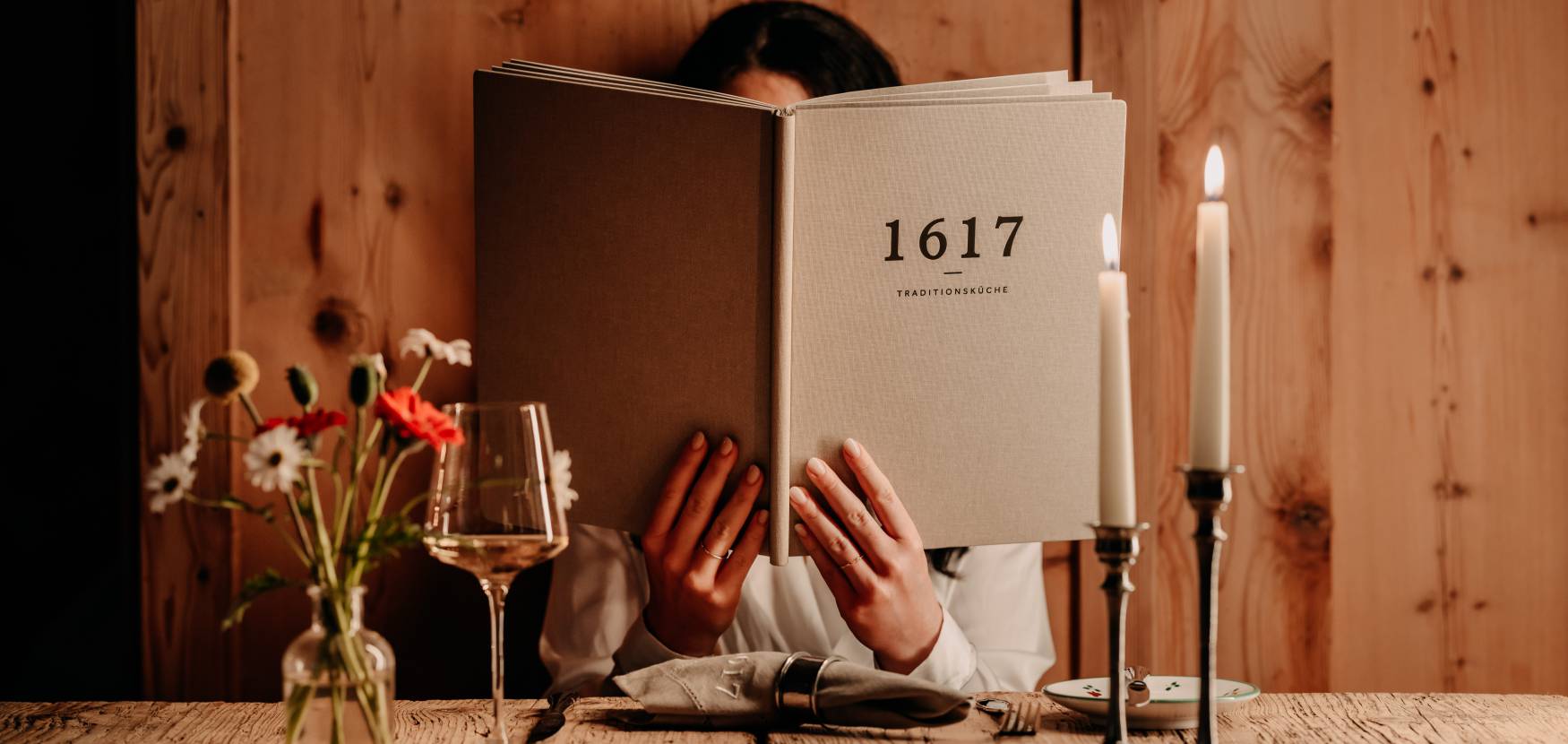 Speisekarte des 1617 Naturhotel Forsthofgut