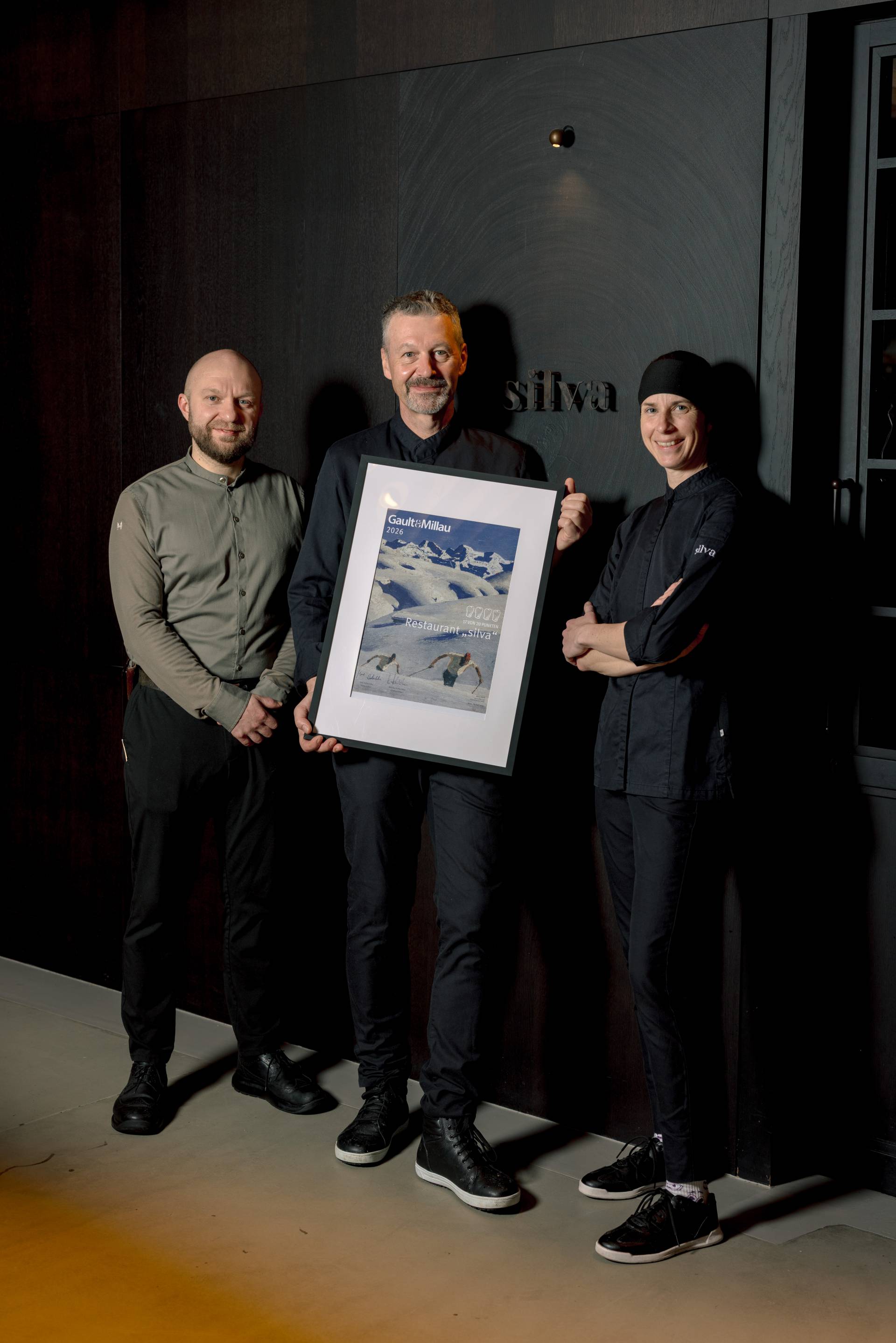 Team des Restaurant Silva im Forsthofgut mit Gault&Millau-Auszeichnung.