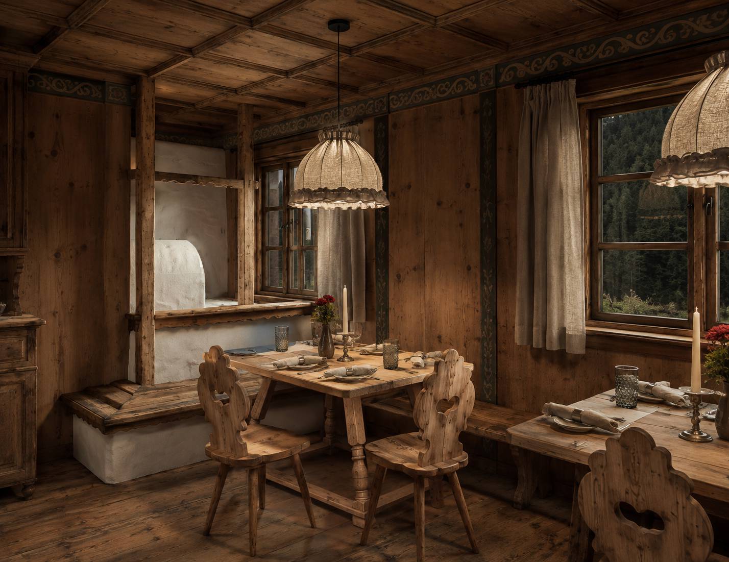Menu of the 1617 Naturhotel Forsthofgut