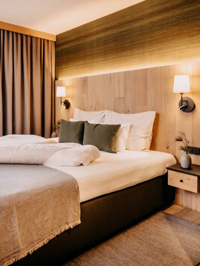 Naturzimmer Berglust im Naturhotel Forsthofgut