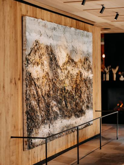 Kunstwerk "Alkahest" von Anselm Kiefer im Naturhotel Forsthofgut