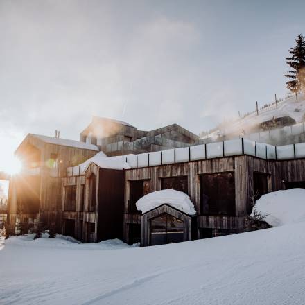 Naturhotel Forsthofgut in winter in Austria
