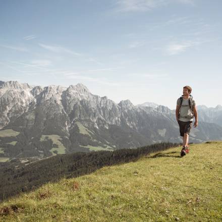 Hiking on the mountains