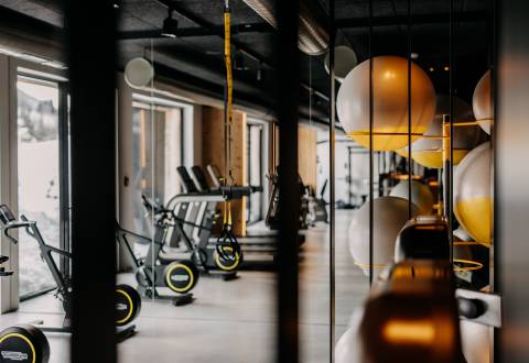 Fitnessraum im Naturhotel Forsthofgut