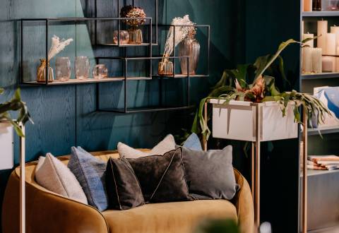 Innenansicht Boutique Lieblingsdinge im Naturhotel Forsthofgut