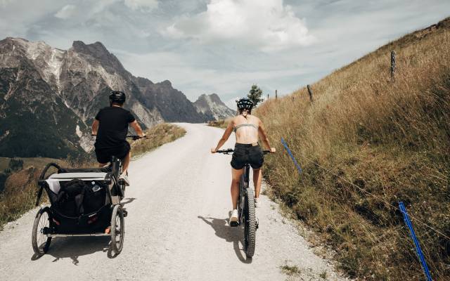 E-bike pleasure tour for the whole family - Naturhotel Forsthofgut