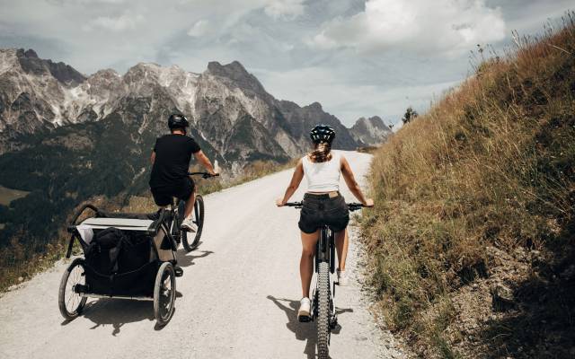 E-bike pleasure tour for the whole family - Naturhotel Forsthofgut