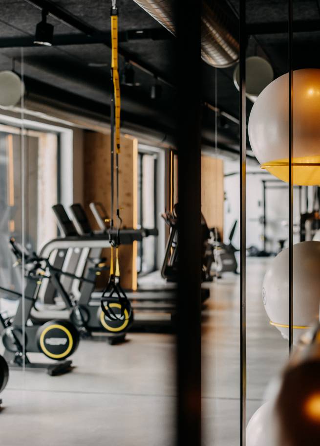 Fitnessraum im Naturhotel Forsthofgut