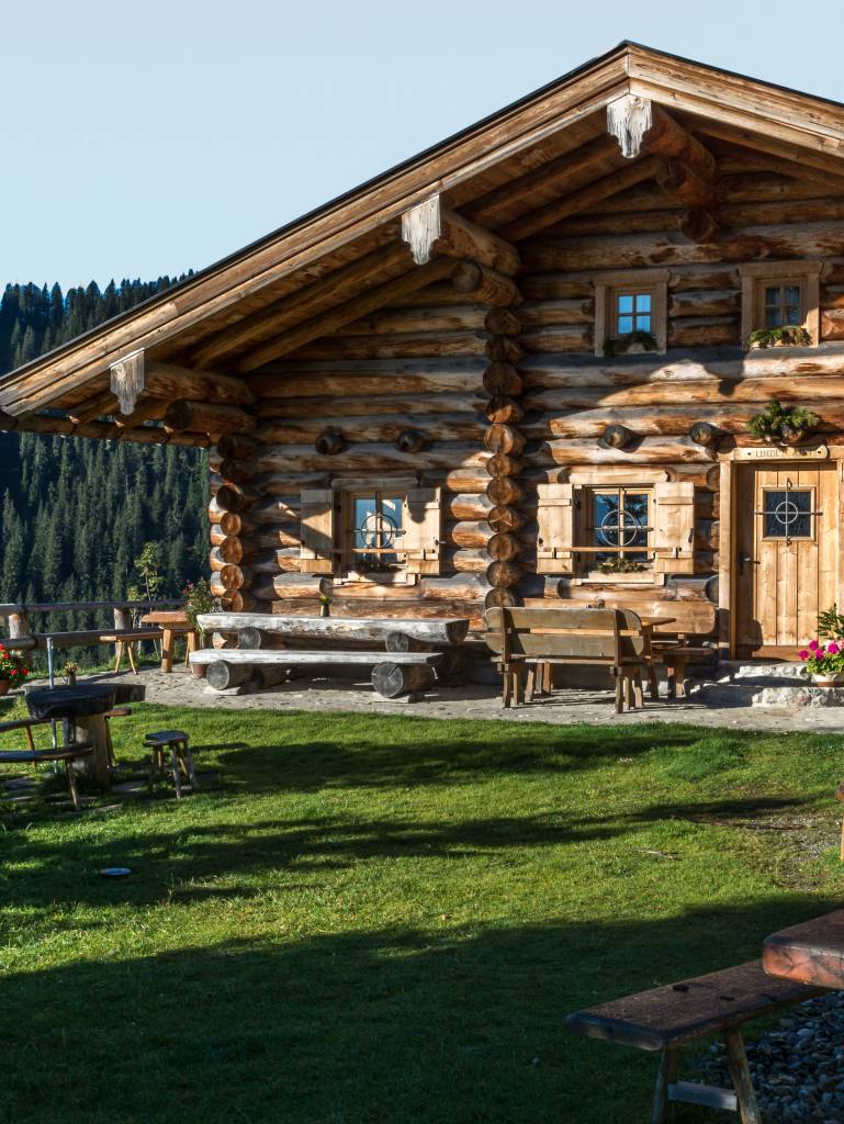 Rustic alpine pastures in the area around Leogang