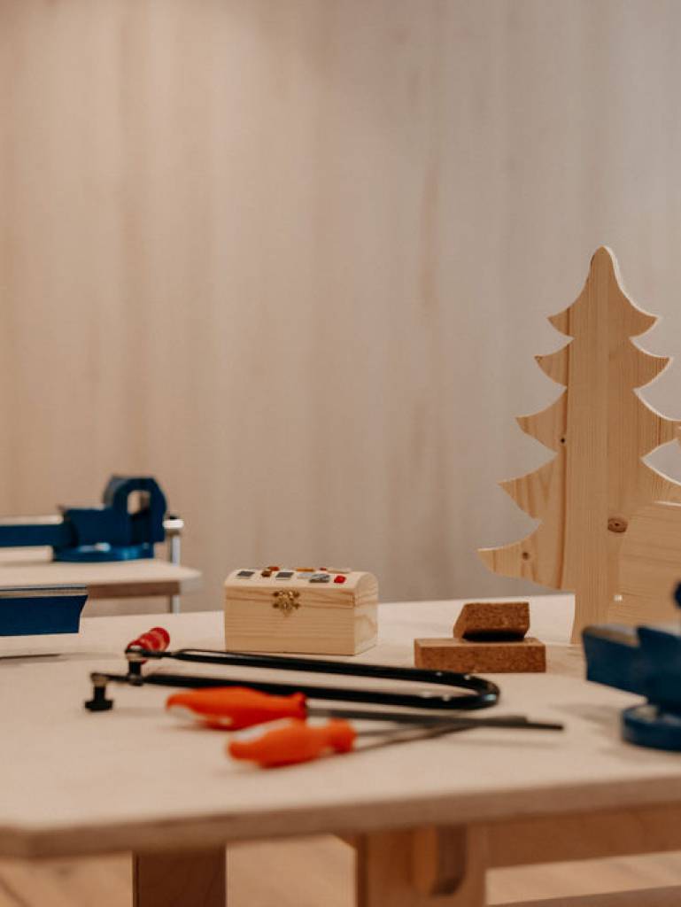 Kinderwerkstatt Familienurlaub Österreich Leogang