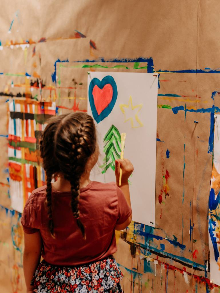 Malatelier Kinder Familienurlaub Österreich Leogang