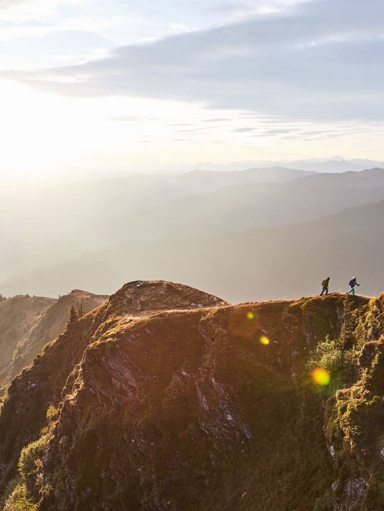 Summer in the mountains - sunset in Leogang