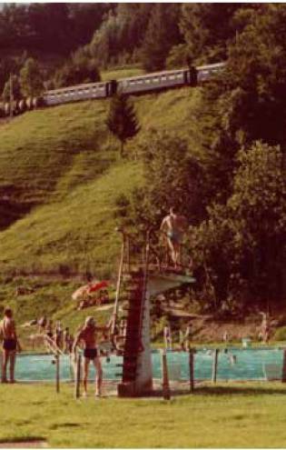 Swimming pool in Leogang 1960