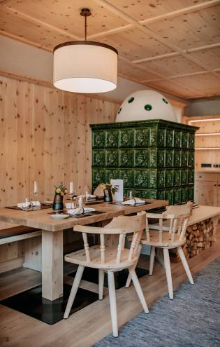 Innenansicht Restaurant im Naturhotel Forsthofgut