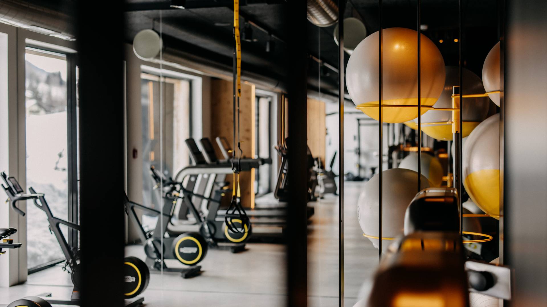 Fitnessraum im Naturhotel Forsthofgut