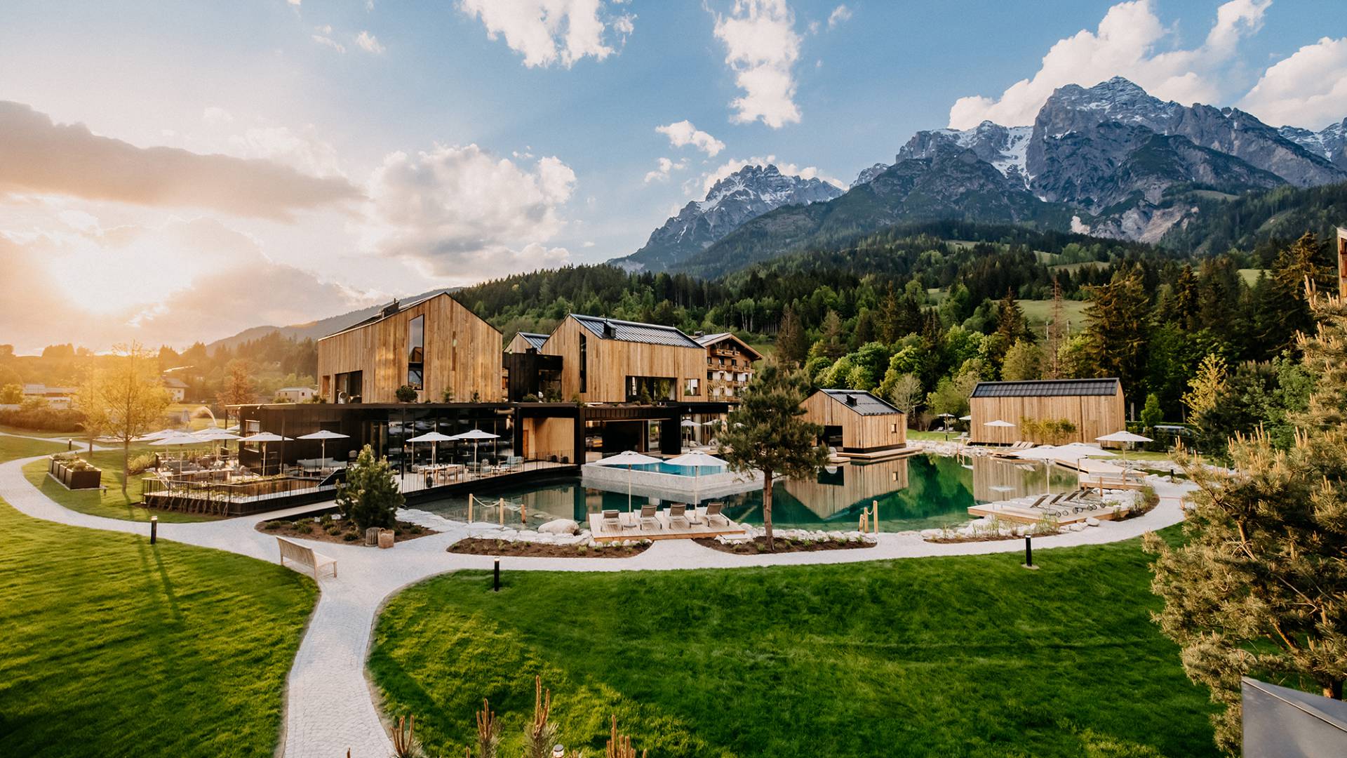Das Seehaus des Naturhotel Forsthofgut