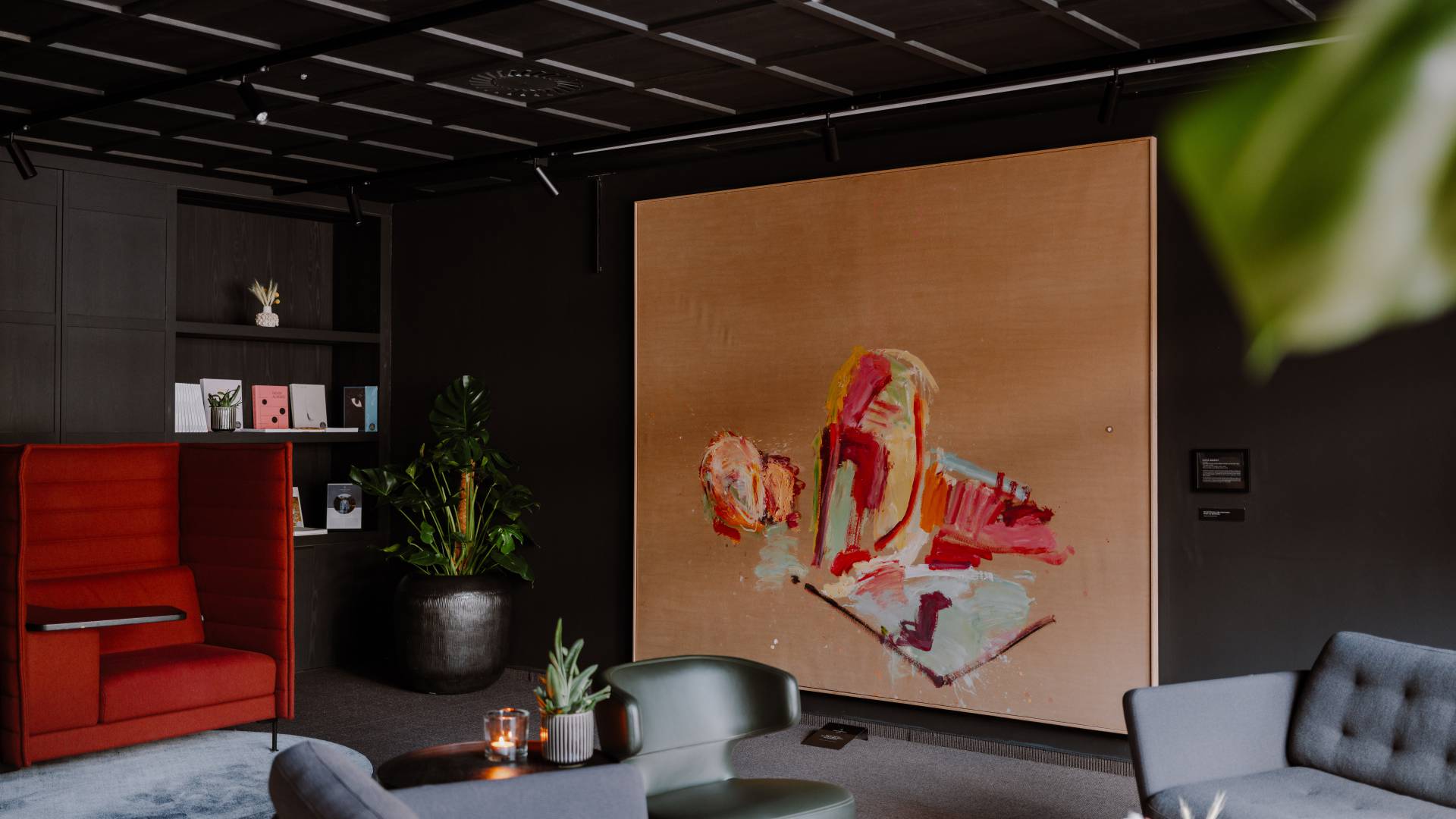 Kunstwerk von Martha Jungwirth in der Workation