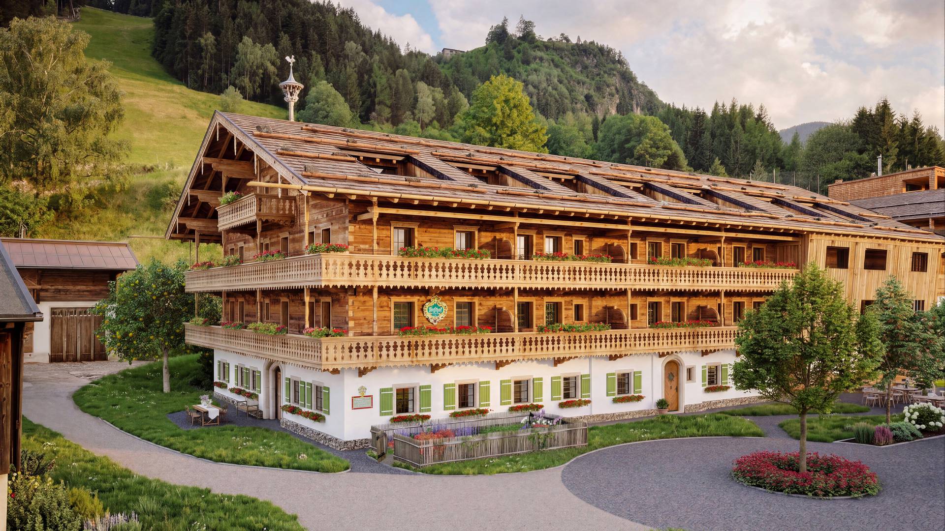 Visualisierung Stammhaus Umbau